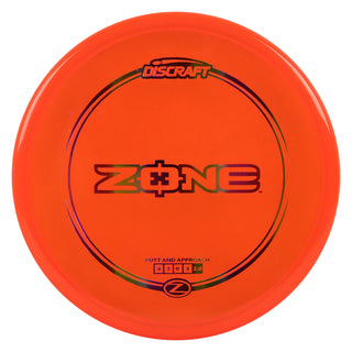 Discraft Disc Golf Z Line Zone Putter 4/3/0/3 Orange/Purple Metallic 169g