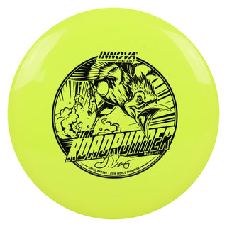 Innova Disc Golf Star Roadrunner Gregg Barsby Distance Driver 9/5/-4/1 Yellow/Black 173 grams
