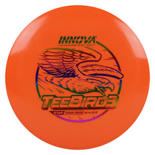 Innova Disc Golf Star Teebird3 Fairway Driver 8/4/0/2 Orange/Rainbow 171 grams
