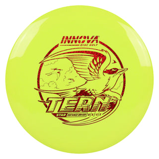 Innova Disc Golf Star Tern Distance Driver 12/6/-3/2 Yellow/Red Shimmer 167 grams