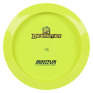 Innova Disc Golf Star Destroyer Bottom Stamp Driver 12/5/-1/3 Yellow/Purple Metallic 171 grams