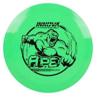 Innova Disc Golf Star Ape Distance Driver 13/5/0/4 Green/Black 172 grams