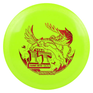 Innova Disc Golf Star IT Fairway Driver 7/6/-2/1 DayGlo/Red Shimmer 158 grams