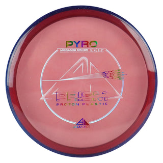 Axiom Disc Golf Prism Proton Pyro Midrange Driver 5/4/0/2.5 Light Red Shimmer/Navy Flake 178 grams