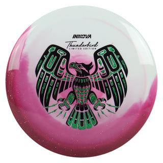 Innova Disc Golf Limited Edition Duo Thunderbird Fariway Driver Berry/Green Shapes 171 grams