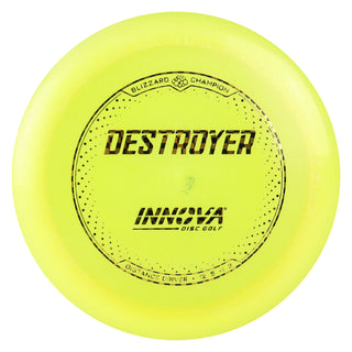 Innova Disc Golf Champion Blizzard Destroyer Driver 12/5/-1/3 Yellow/Gold Checker 157 grams