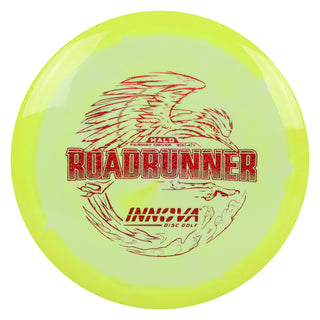 Innova Disc Golf Halo Star Roadrunner Distance Driver 9/5/-4/1 Yellow/Red Shimmer 173 grams