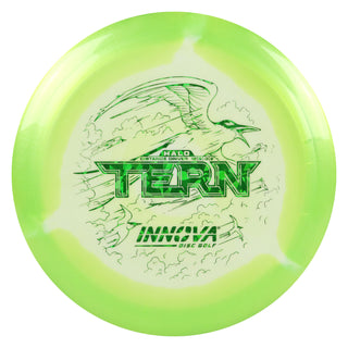 Innova Disc Golf Halo Star Tern Distance Driver 12/6/-3/2 Lime White/Green Shatter 155 grams