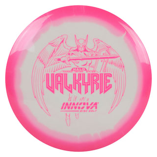 Innova Disc Golf Halo Star Valkyrie Distance Driver 9/4/-2/2 Pink White/Pink 148 grams