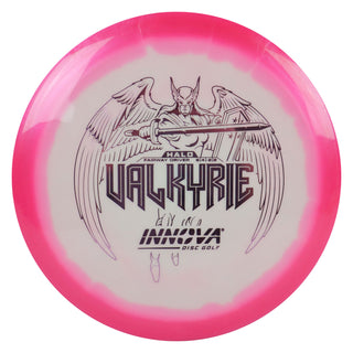 Innova Disc Golf Halo Star Valkyrie Distance Driver 9/4/-2/2 Pink White/Lavender 150 grams