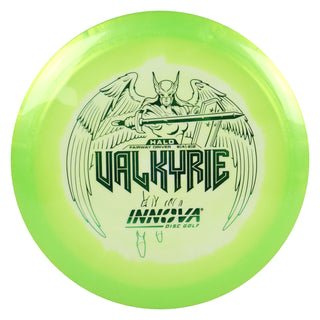 Innova Disc Golf Halo Star Valkyrie Distance Driver 9/4/-2/2 Green White/Green 147 grams