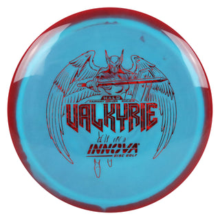 Innova Disc Golf Halo Star Valkyrie Distance Driver 9/4/-2/2 Red Blue/Red Shatter 169 grams