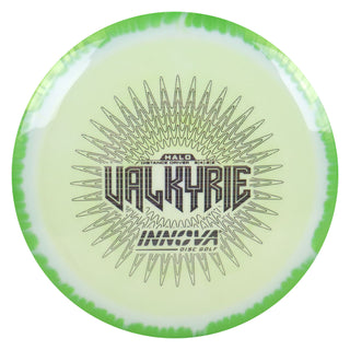 Innova Disc Golf Halo Star Valkyrie Distance Driver 9/4/-2/2 Green White/Silver Lines 173 grams