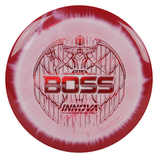 Innova Disc Golf Halo Star Boss Distance Driver 13/5/-1/3 Red White/Red Holo 171 grams