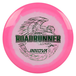 Innova Disc Golf Halo Star Roadrunner Distance Driver 9/5/-4/1 Pink White/Green 163 grams