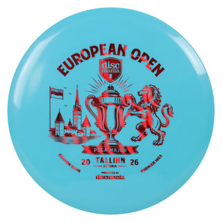 Discmania Gannon Buhr Triumph Series Q-Line Premier MD3 2026 European Open Sky Blue/Red Waves 177 grams