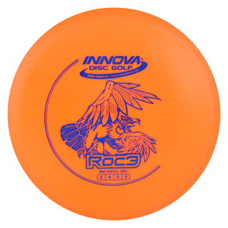 Innova Disc Golf DX Roc3 Midrange Disc 5/4/0/3 Orange/Blue 180 grams