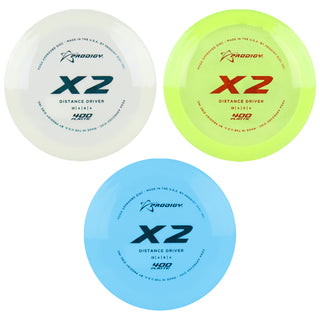 Prodigy Disc Golf 400 X2 Distance Driver 13/4/0/4 - Choose Exact