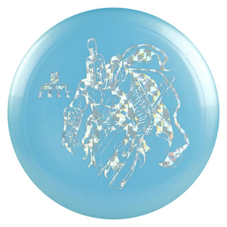 Discraft Disc Golf Paul McBeth Signature Big Z Anax Distance Driver 10/6/0/3 Light Blue/Holo Shatter 167-169g