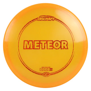 Discraft Disc Golf Z Line Meteor Midrange Disc 5/5/-3/1 Orange/Orange Shimmer 175-176g