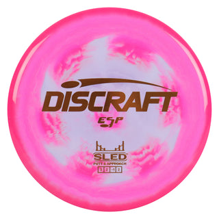 Discraft Disc Golf ESP Sled Putt and Approach 3/2/-1/2 Hot Pink Blue/Bronze 175g