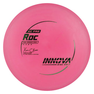 Innova Disc Golf Pro KC Roc Midrange Disc 4/4/0/3 Pink/Green 174 grams