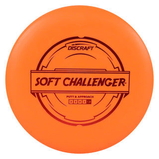 Discraft Disc Golf Putter Line Soft Challenger 2/3/0/2 Orange/Red Holo 167-169g