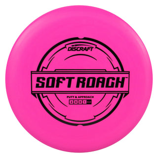 Discraft Disc Golf Putter Line Soft Roach Putter 2/4/0/1 Pink/Black 170-172g