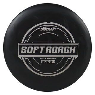 Discraft Disc Golf Putter Line Soft Roach Putter 2/4/0/1 Black/Silver 170-172g