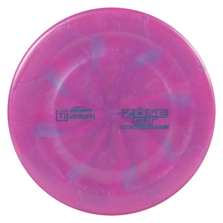 Discraft Disc Golf Titanium Swirl Zone GT Putter 4/3/0/3 Pink/Slate 173-174g