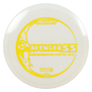 Discraft Disc Golf Glo Z Avenger SS Distance Driver 10/5/-3/1 Glow/Yellow 173-174g