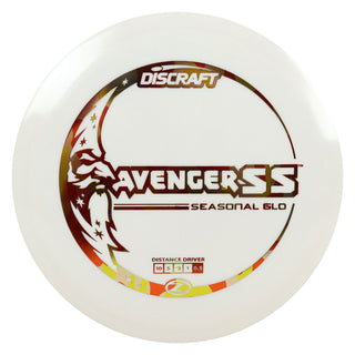 Discraft Disc Golf Glo Z Avenger SS Distance Driver 10/5/-3/1 Glow/Autumn Camo 167-169g