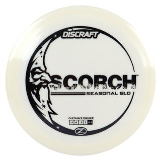 Discraft Disc Golf Glo Z Scorch Distance Driver 11/6/-2/2 Glow/Black 170-172g