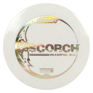 Discraft Disc Golf Glo Z Scorch Distance Driver 11/6/-2/2 Glow/Gold Holo 170-172g