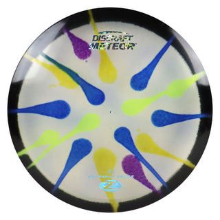 Discraft Disc Golf Z Line Fly Dye Meteor Midrange Disc 5/5/-3/1 Black Star/Snowflakes 170-172g