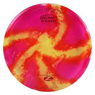 Discraft Disc Golf Z Line Fly Dye Zone Putter 4/3/0/3 Pink Red Swirl/Red Matrix 173-174g