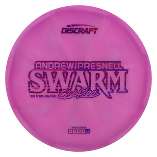 Discraft Disc Golf Andrew Presnell 2025 Tour Series Z Swirl Swarm Midrange 5/3/0/4 Pink/Purple Lines 177-180g