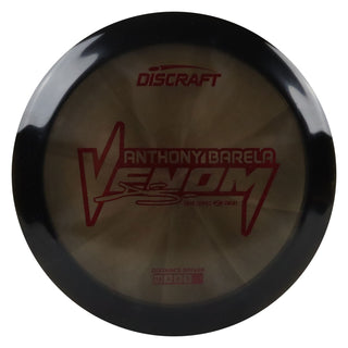 Discraft Disc Golf Anthony Barela 2025 Tour Series Z Swirl Venom Driver 13/5/0/3 Black/Burgundy 173-174g