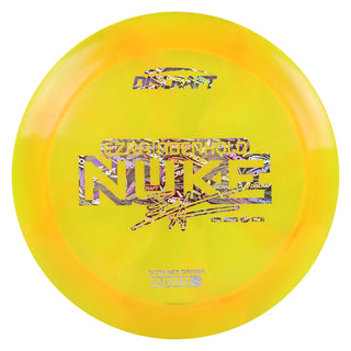 Discraft Disc Golf Ezra Aderhold 2025 Tour Series Z Swirl Nuke Driver 13/5/-1/3 Orange/Money Holo 173-174g