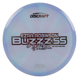 Discraft Disc Golf Ezra Robinson 2025 Tour Series Z Swirl Buzzz SS Midrange 5/4/-2/1 Blue/Oil Slick 177-180g