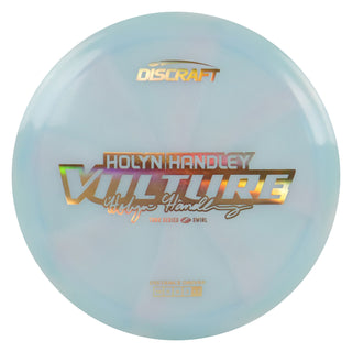 Discraft Disc Golf Holyn Handley 2025 Tour Series Z Swirl Vulture Driver 10/5/0/2 Blue/Gold Holo 173-174g