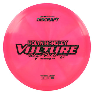 Discraft Disc Golf Holyn Handley 2025 Tour Series Z Swirl Vulture Driver 10/5/0/2 Hot Pink/Black Holo Prisms 175-176g