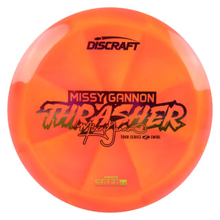 Discraft Disc Golf Missy Gannon 2025 Tour Series Z Swirl Thrasher Driver 12/5/-3/2 Orange/Purple Metallic 173-174g