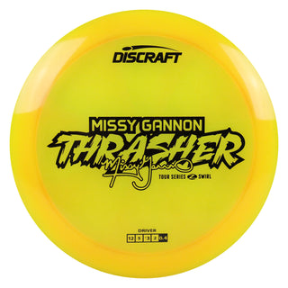 Discraft Disc Golf Missy Gannon 2025 Tour Series Z Swirl Thrasher Driver 12/5/-3/2 Mango/Black 173-174g