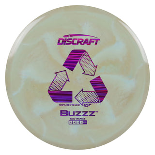 Discraft Disc Golf Recycled ESP Buzzz Midrange 5/4/-1/1 Sage Brown/Purple Lines 173-174g