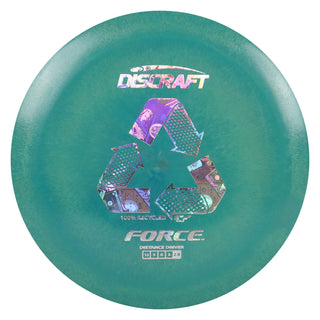 Discraft Disc Golf Recycled ESP Force Distance Driver 12/5/0/3 Green/Money Holo 164-166g