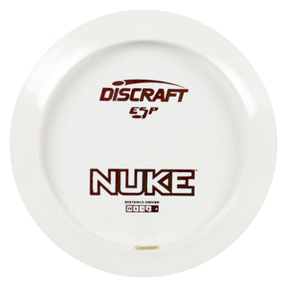 Discraft Disc Golf ESP Nuke Solid White Distance Driver 13/5/-1/3 White/Autumn Camo 170-172g