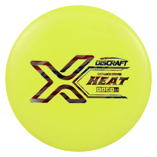 Discraft Disc Golf X Line Heat Distance Driver 9/6/-3/1 Yellow/USA 173-174g