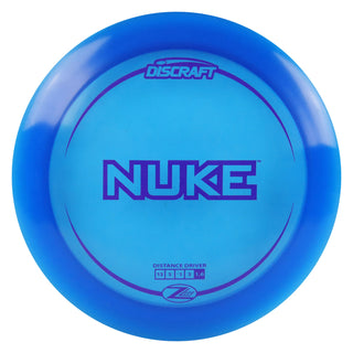 Discraft Disc Golf Z Lite Nuke Distance Driver 13/5/-1/3 Blue/Purple 166 grams