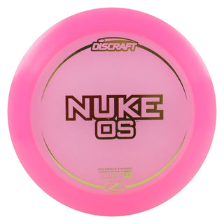 Discraft Disc Golf Z Lite Nuke OS Distance Driver 13/4/0/4 Pink/Gold 164 grams